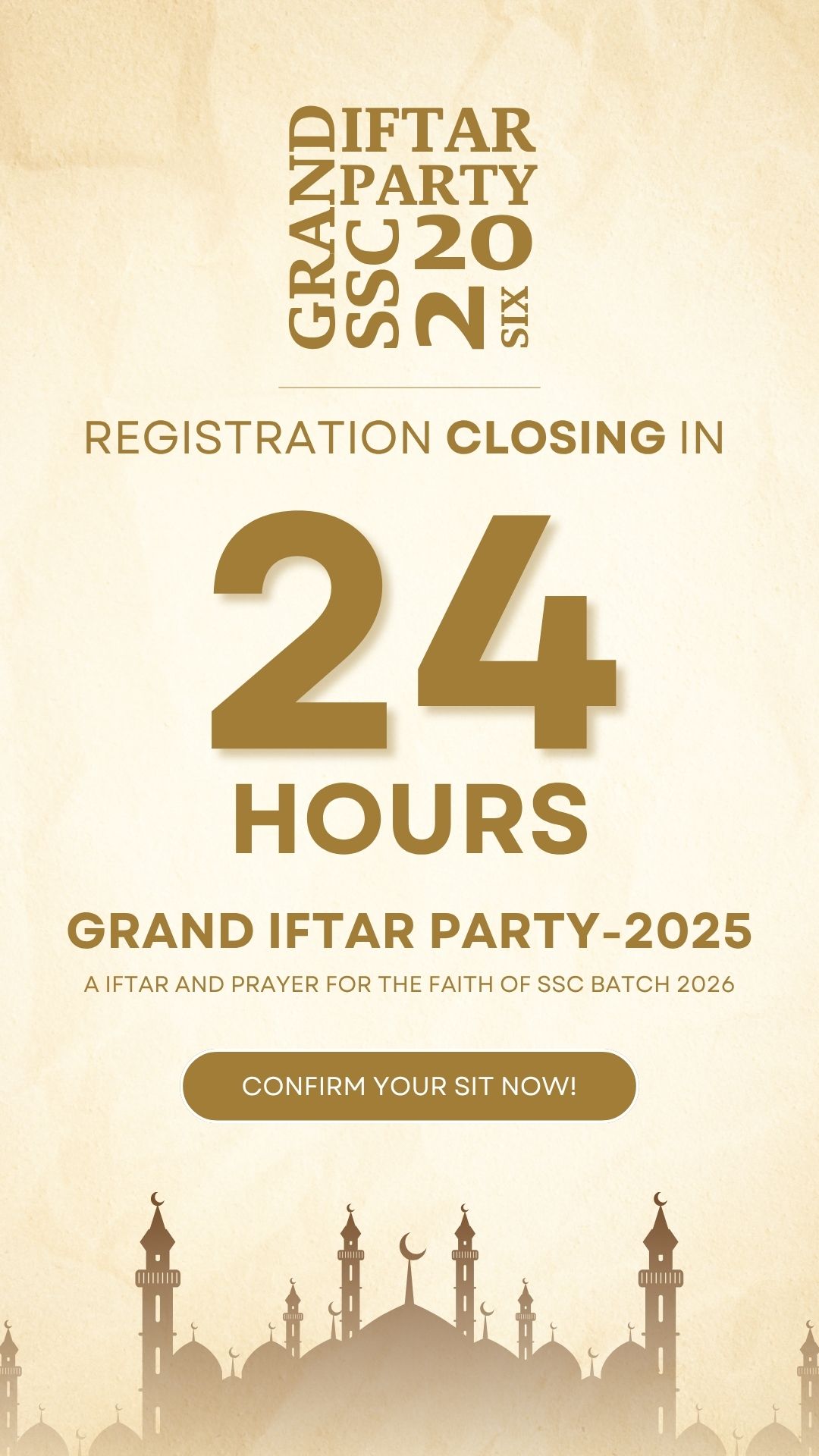 Grand Iftar Party 2025 Poster Design by Md. Ashikur Rahman (Ayon)