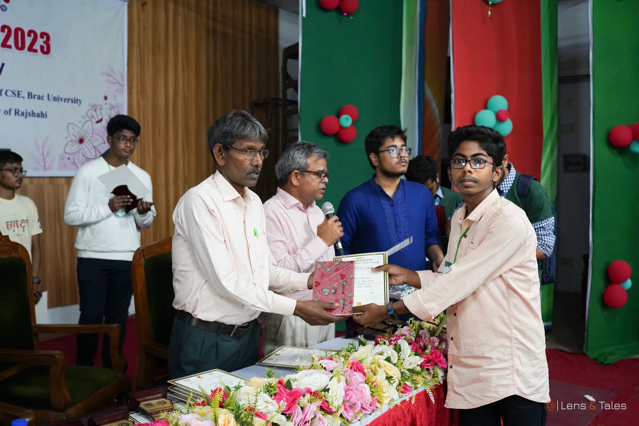 Prize Taking Moment of Md. Ashikur Rahman (Ayon)